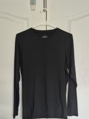 Men's Long Sleeve Performance Tee - Black Bundle Of 4 T-shirts